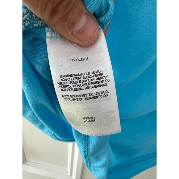 Mountain hardware lightweight 3/4 length turquoise hoodie S - Picture 4 of 5